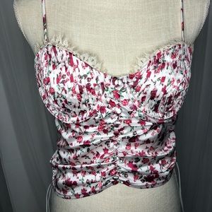 VS “For Love & Lemons” Lingerie Melrose Bustier Bra Top